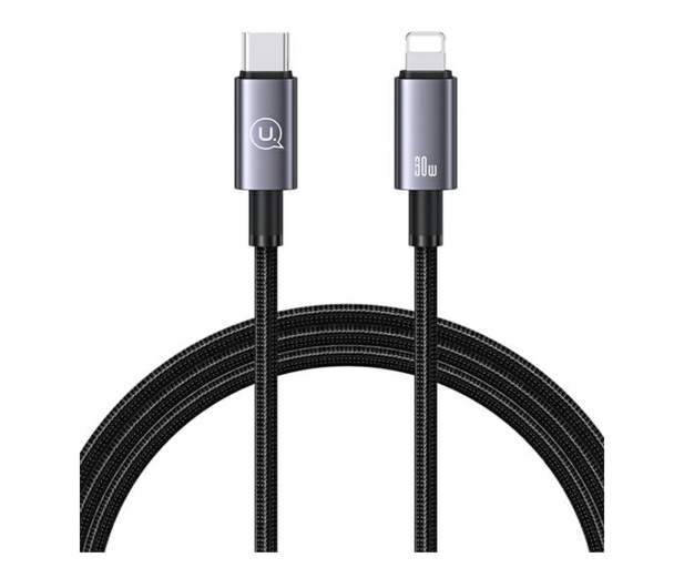USAMS Kabel USB-C na Lightning 30W 1,2mFast Charging stalowy - 1569031 - zdjęcie 3